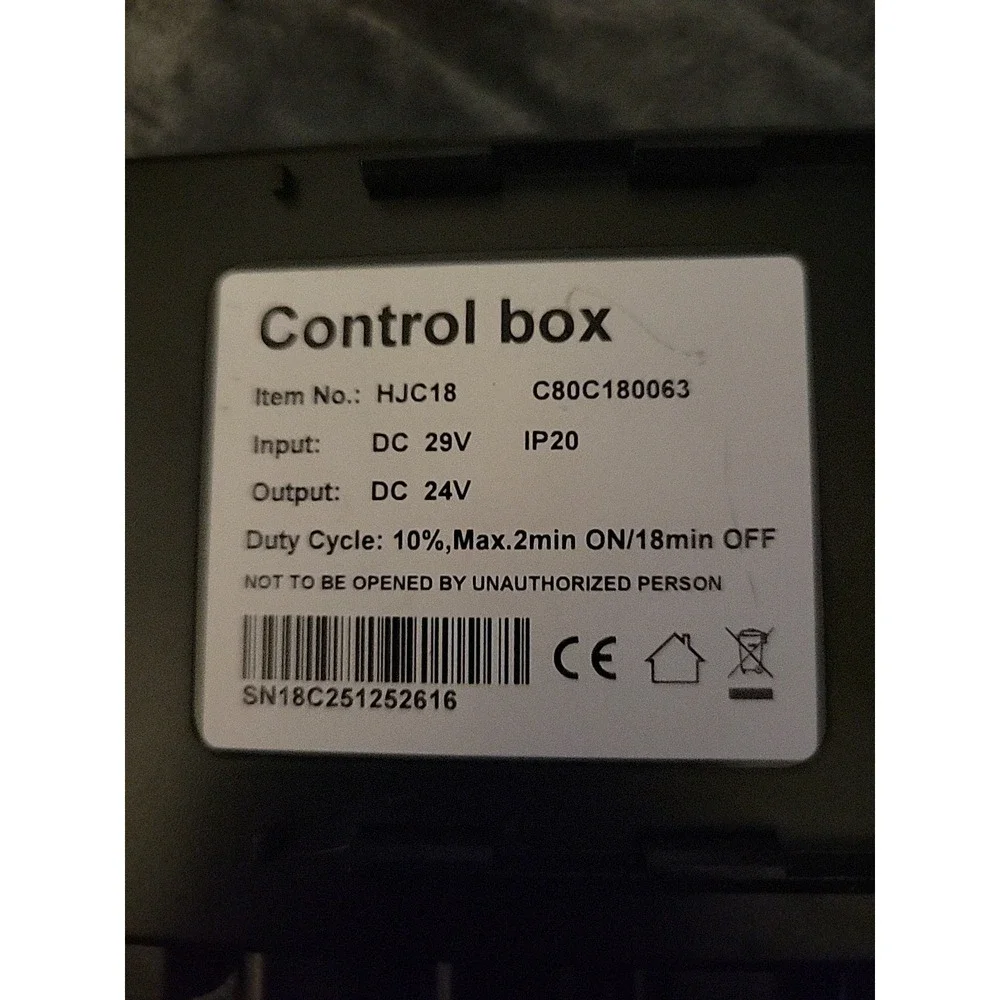 HJC18 Control Box for Adjustable Bed Foot and Head ONLY,‎ NO MASSAGE